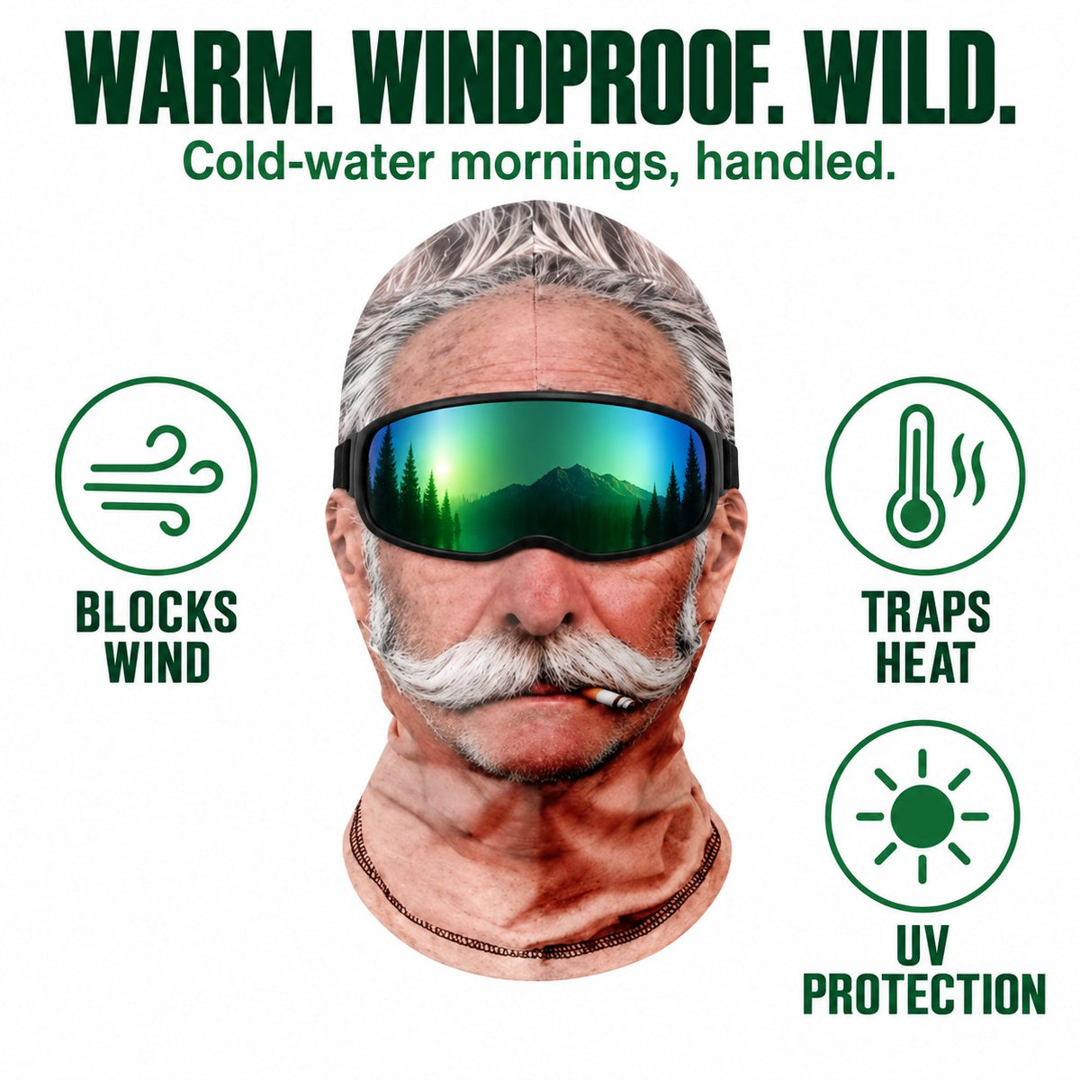 Warm, windproof, wild balaclava benefits